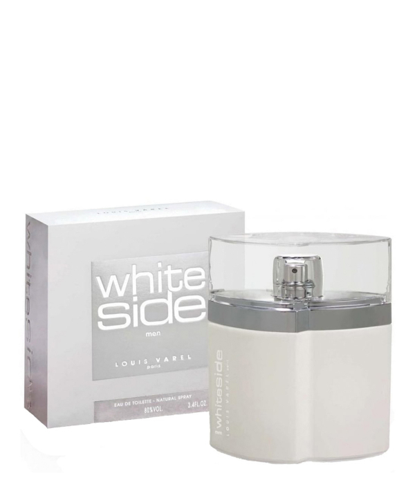 ادوتویلت مردانه لویی وارل Louis Varel مدل White Side حجم 90 میلی‌لیتر