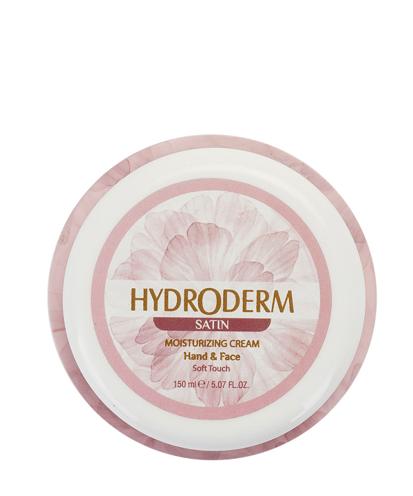 کرم مرطوب‌کننده دست و صورت هیدرودرم Hydroderm مدل Satin وزن 150 گرم