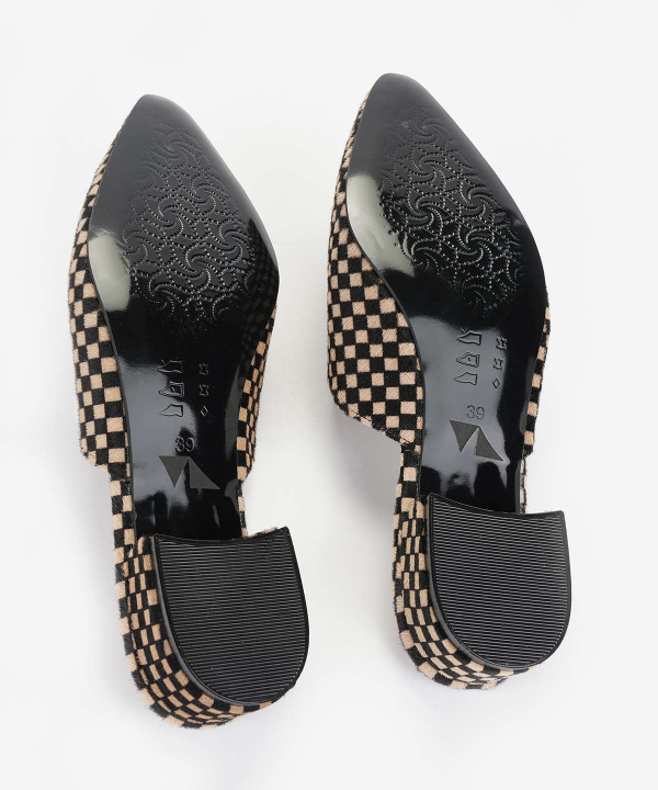 کفش چرم زنانه چرم مشهد Mashad Leather مدل J2456