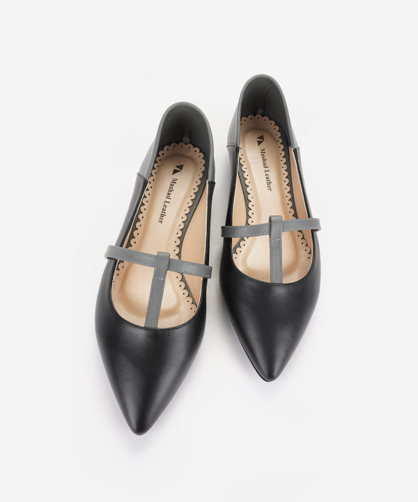 کفش چرم زنانه چرم مشهد Mashad Leather مدل J2444