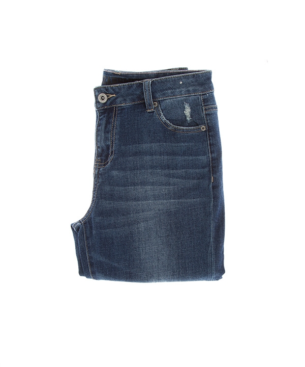 شلوار زنانه جین راسته آبی تیره جین وست Jeanswest