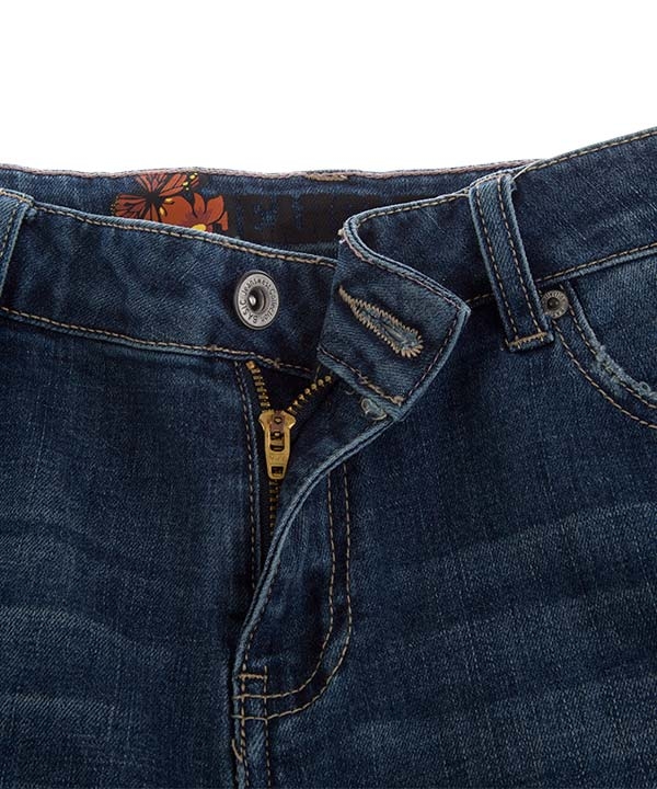 شلوار زنانه جین راسته آبی تیره جین وست Jeanswest