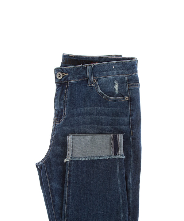 شلوار زنانه جین راسته آبی تیره جین وست Jeanswest