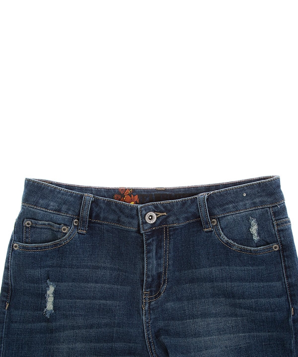 شلوار زنانه جین راسته آبی تیره جین وست Jeanswest