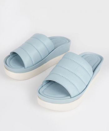 دمپایی زنانه چرم طبیعی چرم مشهد Mashad Leather مدل J2372