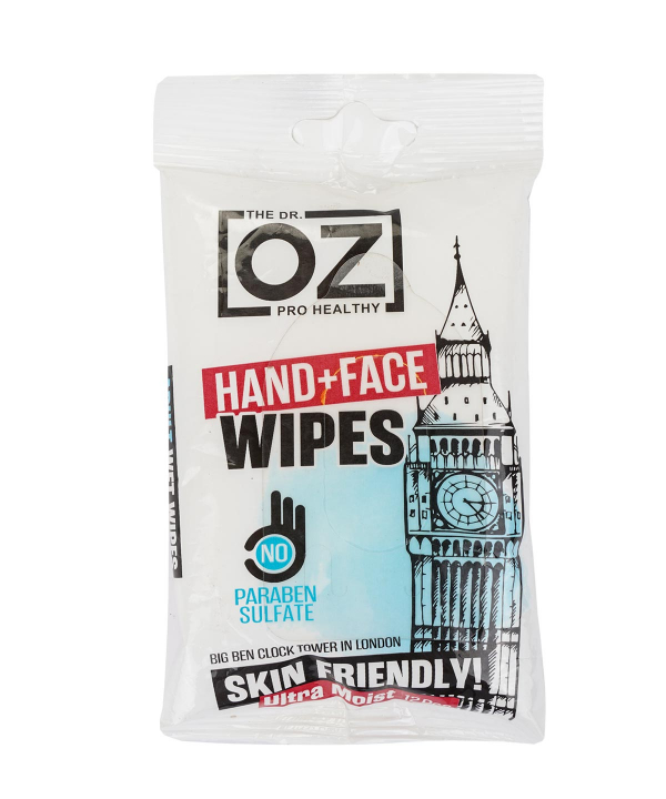 دستمال مرطوب جیبی دکتر از Dr Oz بسته 12 عددی