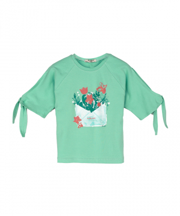 تیشرت نخی دخترانه پیانو Piano کد 1833