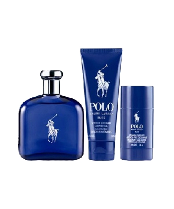 ست عطر و ادکلن مردانه رالف لورن مدل Polo Blue