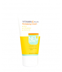 کرم روشن کننده پوست نئودرم Neuderm مدل Vitamin C Plus حجم 50 میلی لیتر