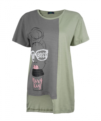 تیشرت طرح دار زنانه آر ان اس RNS کد 11020773