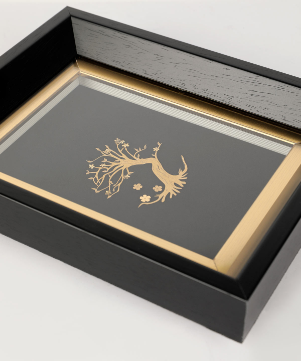 تابلو طلاکوب سام نورزاده Noorzadeh Gold Art مدل درخت زندگی