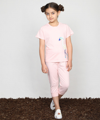 ست تیشرت و شلوار راحتی دخترانه مادر Madar مدل Julie