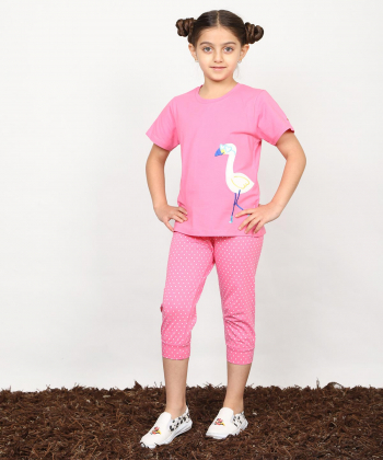 ست تیشرت و شلوار راحتی دخترانه مادر Madar مدل Julie