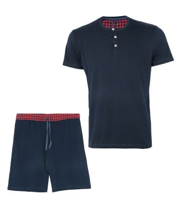 ست تیشرت و شلوارک راحتی مردانه جوتی جینز Jooti Jeans کد 01573A07