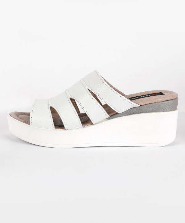 صندل زنانه چرم طبیعی شهر چرم Leather City مدل DN001