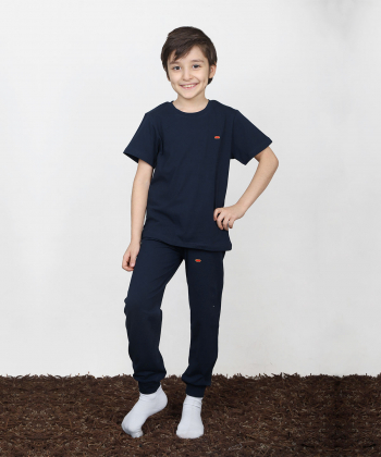 ست تیشرت و شلوار راحتی پسرانه مادر Madar مدل Rock