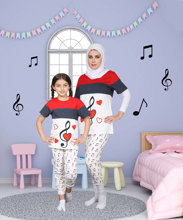 ست تیشرت و شلوار راحتی دخترانه مادر Madar مدل Honey
