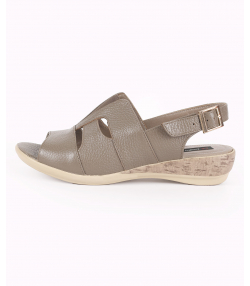 صندل زنانه چرم طبیعی شهر چرم Leather City مدل pc0551