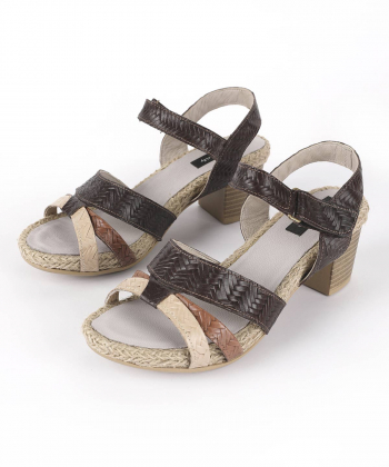 صندل زنانه چرم طبیعی شهر چرم Leather City مدل so108003