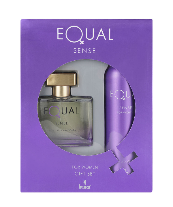 ست ادوتویلت و اسپری زنانه ایکوال Equal مدل Sense حجم 75 میلی‌لیتر
