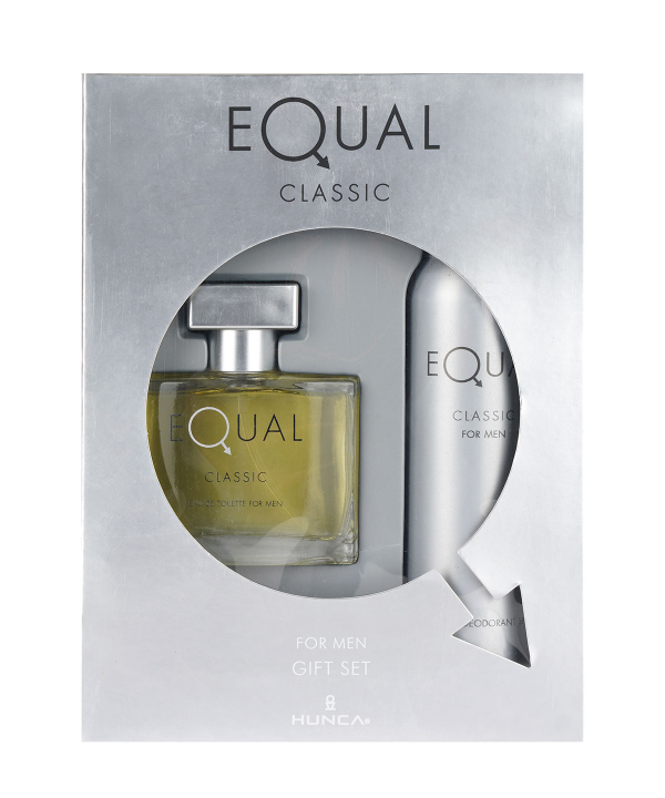 ست ادوتویلت و اسپری مردانه ایکوال Equal مدل Classic حجم 75 میلی‌لیتر