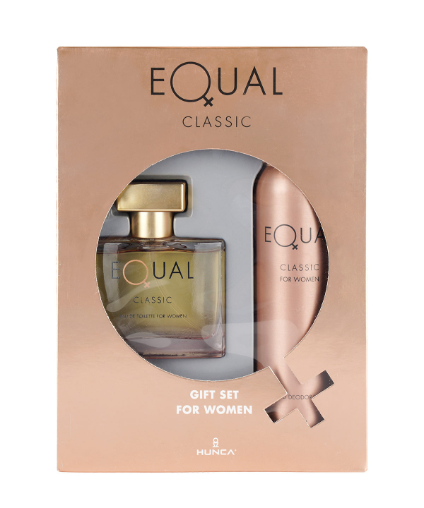 ست ادوتویلت و اسپری زنانه ایکوال Equal مدل Classic حجم 75 میلی‌لیتر