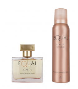 ست عطر و اسپری زنانه ایکوال Equal مدل Classic حجم 75 میلی لیتر