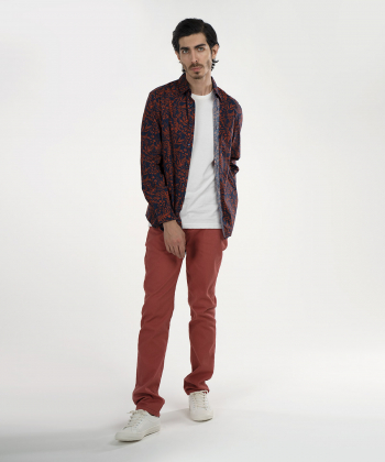 پیراهن طرح دار مردانه جوتی جینز JootiJeans کد 04531068