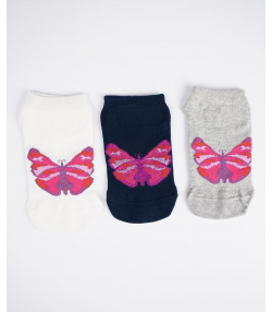 جوراب زنانه باترفلای Butterfly بسته 3 عددی کد L1806006SO