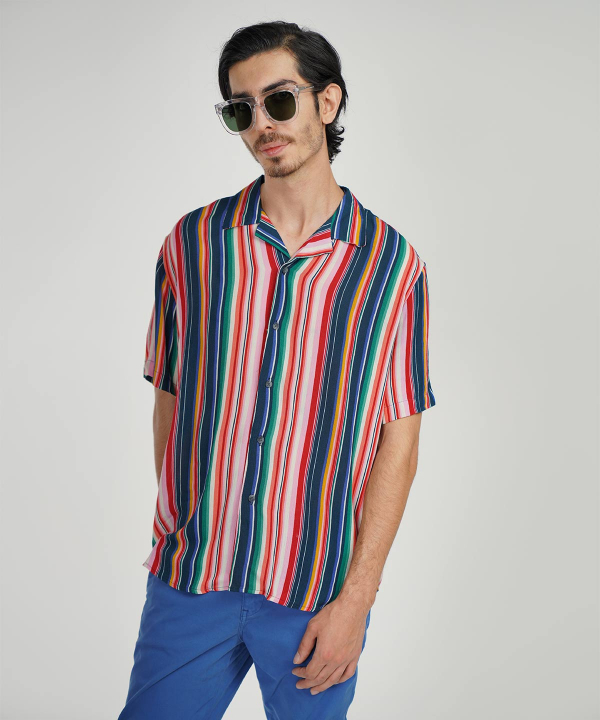 پیراهن آستین کوتاه مردانه جوتی جینز JootiJeans کد 01533111