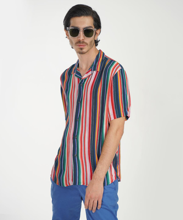 پیراهن آستین کوتاه مردانه جوتی جینز JootiJeans کد 01533111