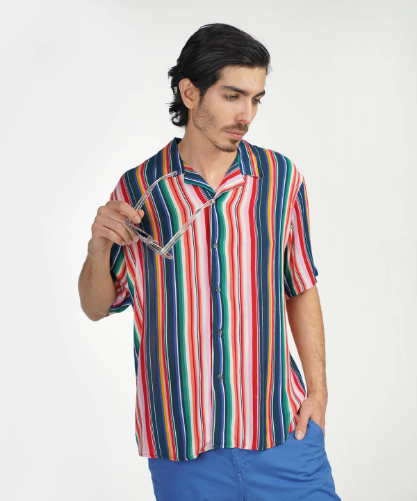 پیراهن آستین کوتاه مردانه جوتی جینز JootiJeans کد 01533111