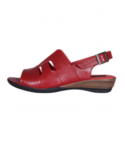 صندل زنانه چرم طبیعی شهر چرم Leather City مدل pc0551