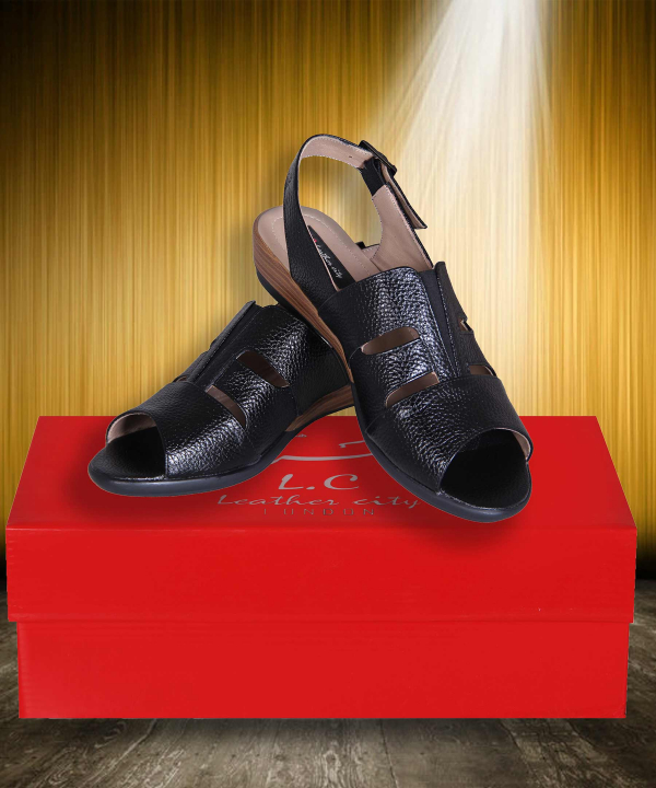 صندل زنانه شهر چرم Leather City مدل pc0551