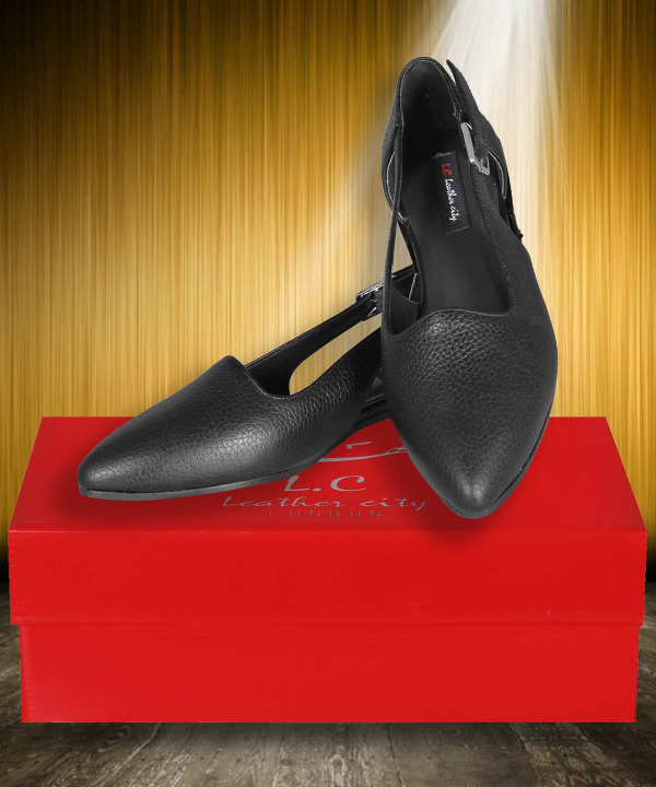 کفش چرم زنانه شهر چرم Leather City مدل pc0707