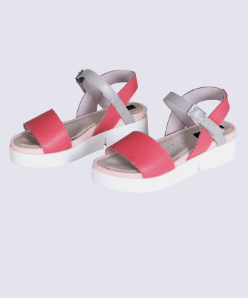 صندل زنانه چرم طبیعی شهر چرم Leather City مدل so124004
