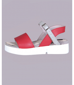 صندل زنانه چرم طبیعی شهر چرم Leather City مدل so124004