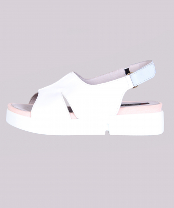 صندل زنانه چرم طبیعی شهر چرم Leather City مدل so124006