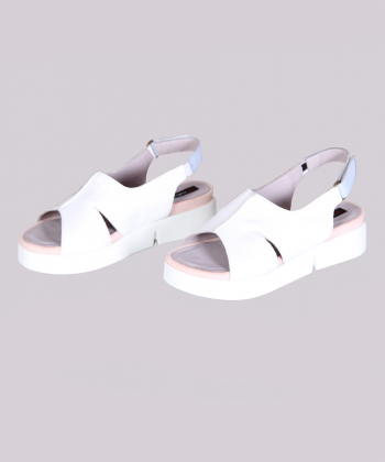 صندل زنانه چرم طبیعی شهر چرم Leather City مدل so124006