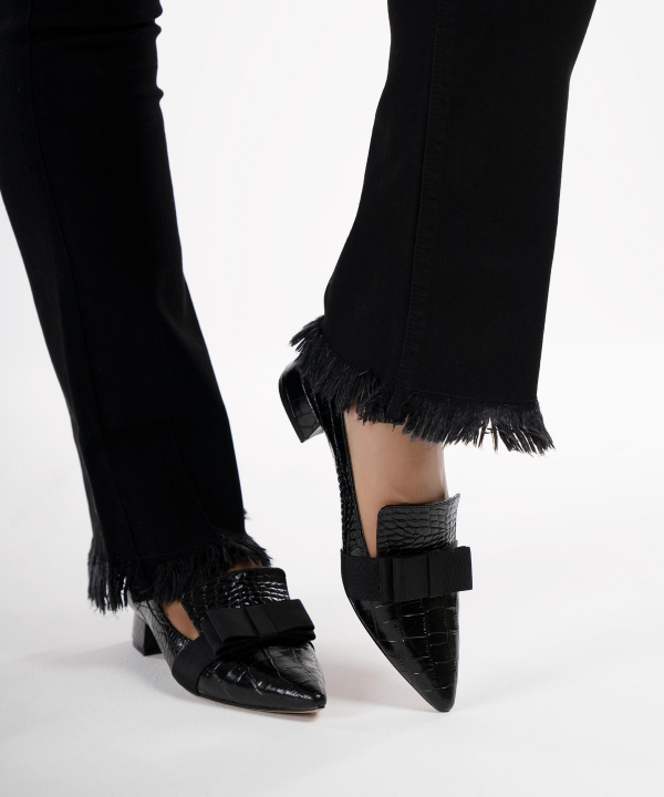 کفش چرم زنانه چرم مشهد Mashad Leather مدل J2419