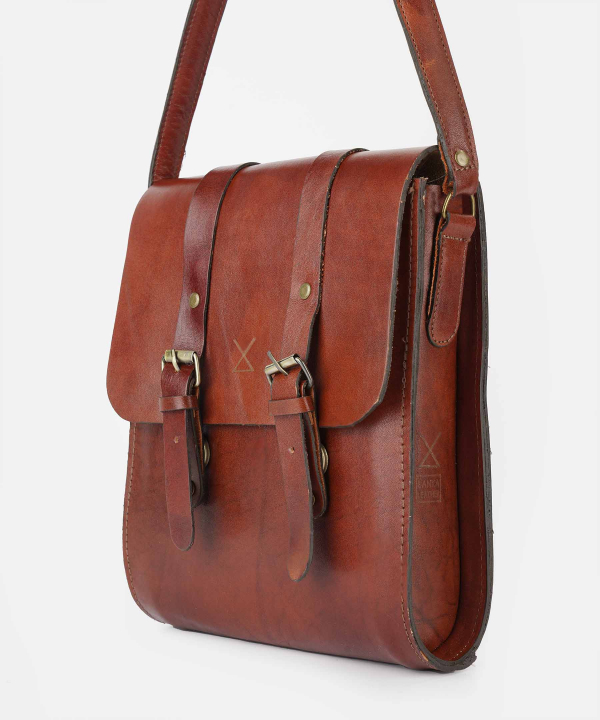 کیف دوشی چرم لانکا Lanka Leather مدل CB-16-1