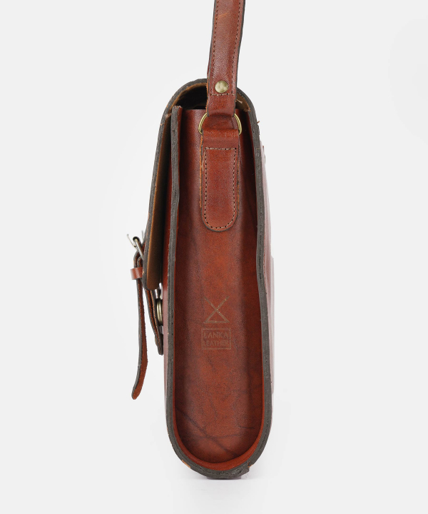 کیف دوشی چرم لانکا Lanka Leather مدل CB-16-1