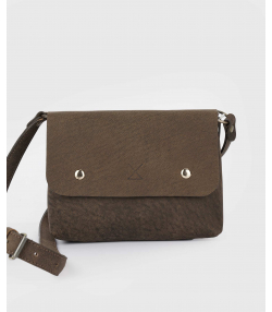 کیف دوشی زنانه چرم طبیعی چرم لانکا Lanka Leather مدل CB-22