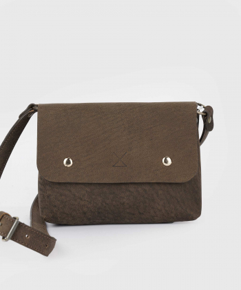 کیف دوشی زنانه چرم طبیعی چرم لانکا Lanka Leather مدل CB-22