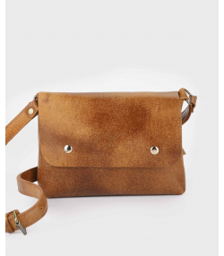 کیف دوشی زنانه چرم طبیعی چرم لانکا Lanka Leather مدل CB-22