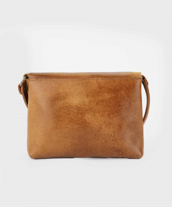 کیف دوشی زنانه چرم طبیعی چرم لانکا Lanka Leather مدل CB-22