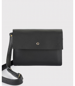 کیف دوشی زنانه چرم طبیعی چرم لانکا Lanka Leather مدل CB-23