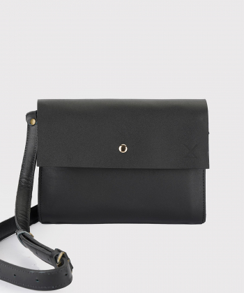 کیف دوشی زنانه چرم طبیعی چرم لانکا Lanka Leather مدل CB-23