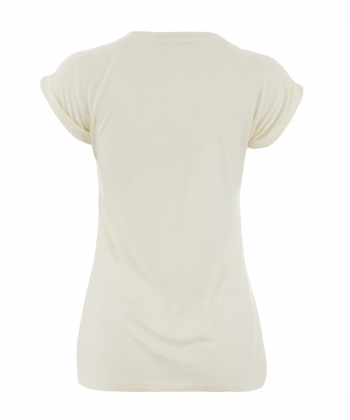 تی شرت آستین سرخود مروارید دار