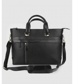 کیف اداری قهوه ای مارال چرم Maral Leather مدل ادوارد